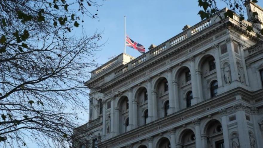 El Foreign Office, vista desde el St. James’s Park, en Londres, capital del Reino Unido.