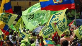 Partido gobernante de Ecuador llama a movilización permanente