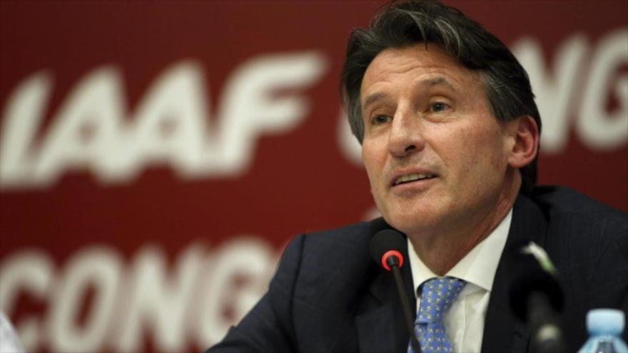 Sebastian Coe, presidente de la IAAF.