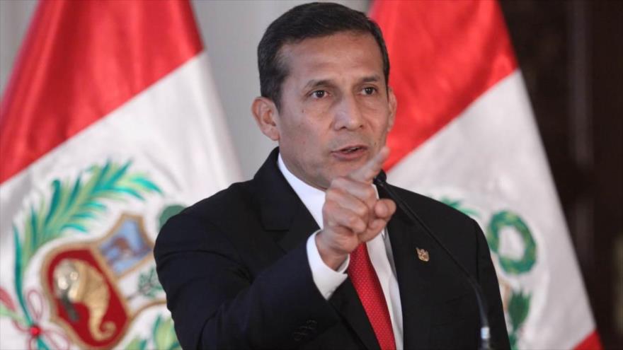 Ollanta Humala, presidente de Perú.	