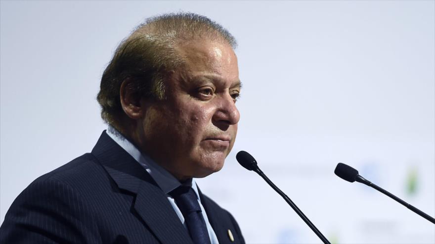 El primer ministro de Paquistán, Nawaz Sharif.