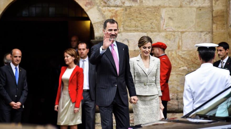 Los reyes españoles, Felipe VI y su esposa Letizia.