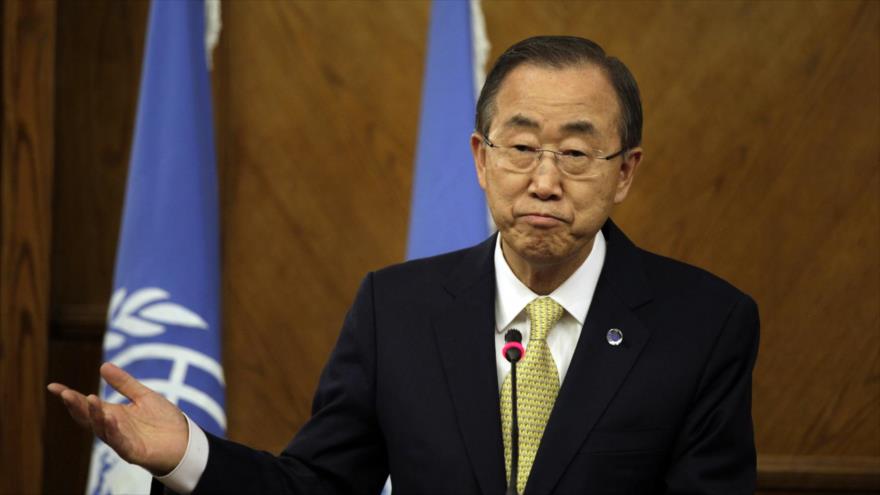 El secretario general de la ONU, Ban Ki Moon. 