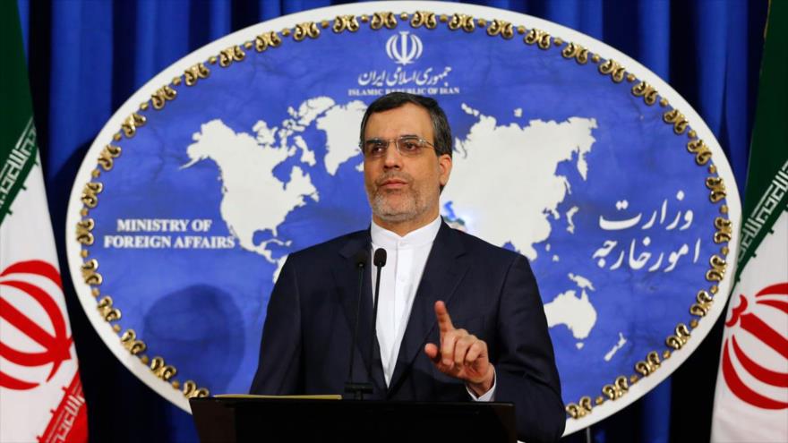 El portavoz del Ministerio iraní de Asuntos Exteriores, Husein Yaber Ansari.