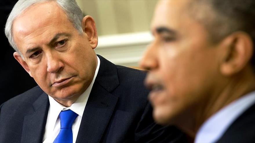 El premier israelí, Benyamin Netanyahu (izda.), junto con el presidente estadounidense Barack Obama.