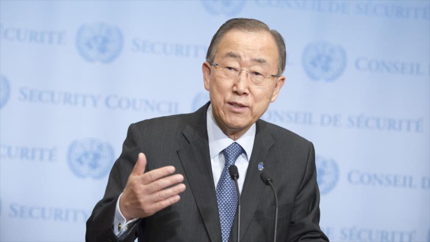 El secretario general de la Organización de las Naciones Unidas (ONU), Ban Ki-moon.