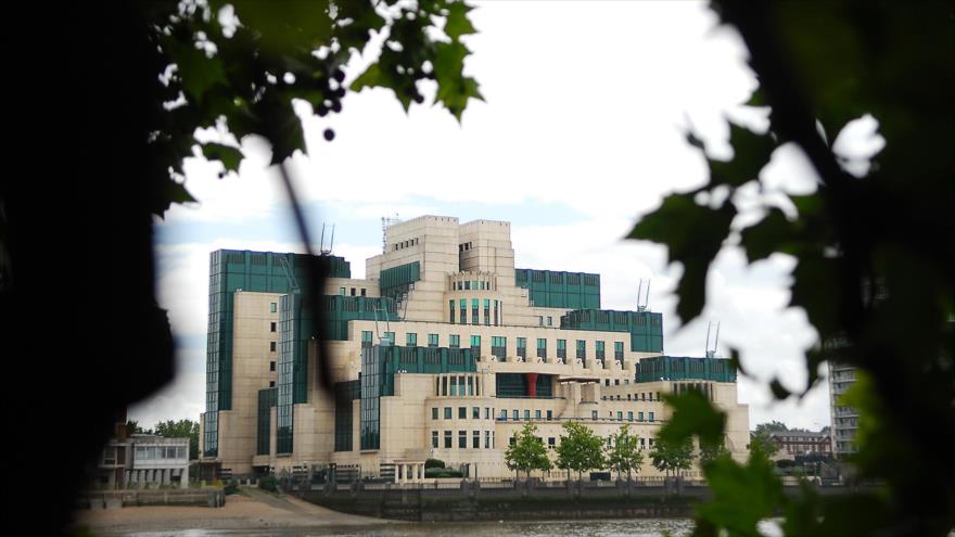 El edificio de la Inteligencia británica, en Londres, capital del Reino Unido.