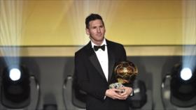 Messi gana su quinto Balón de Oro dejando atrás a Cristiano y Neymar