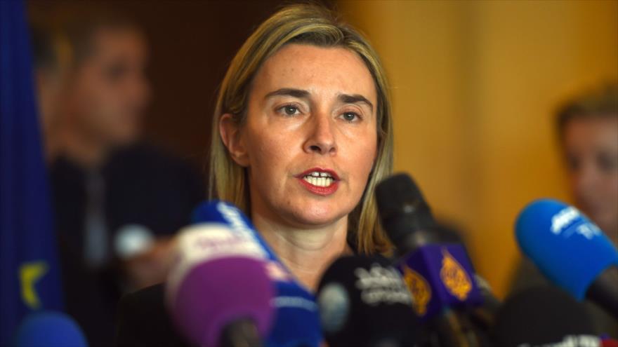 Responsable de la Política Exterior de la Unión Europea (UE), Federica Mogherini.