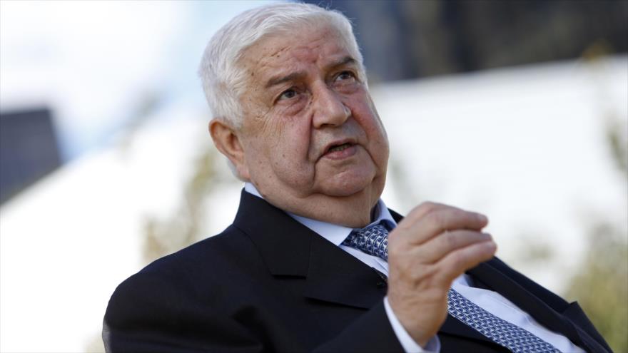 El canciller sirio, Walid al-Moalem.