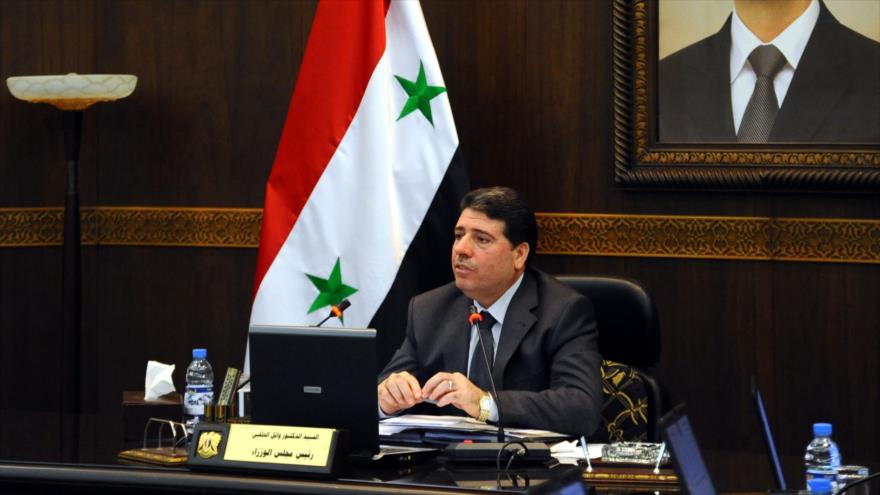 El primer ministro de Siria, Wael al-Halqi.