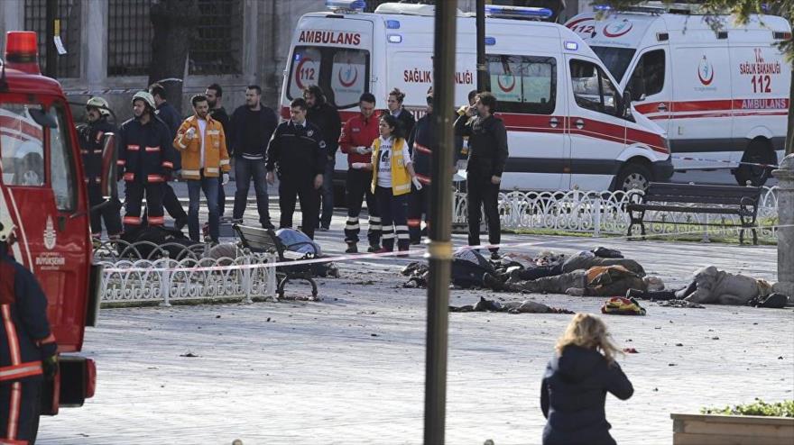 10 muertos deja una explosión en la ciudad turca de Estambul