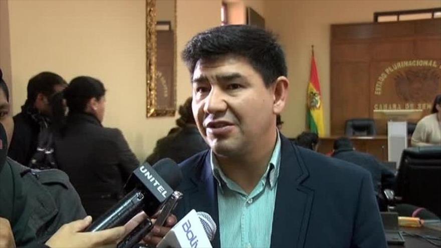 Legislador Milton Barón, del oficialista Movimiento al Socialismo (MAS).