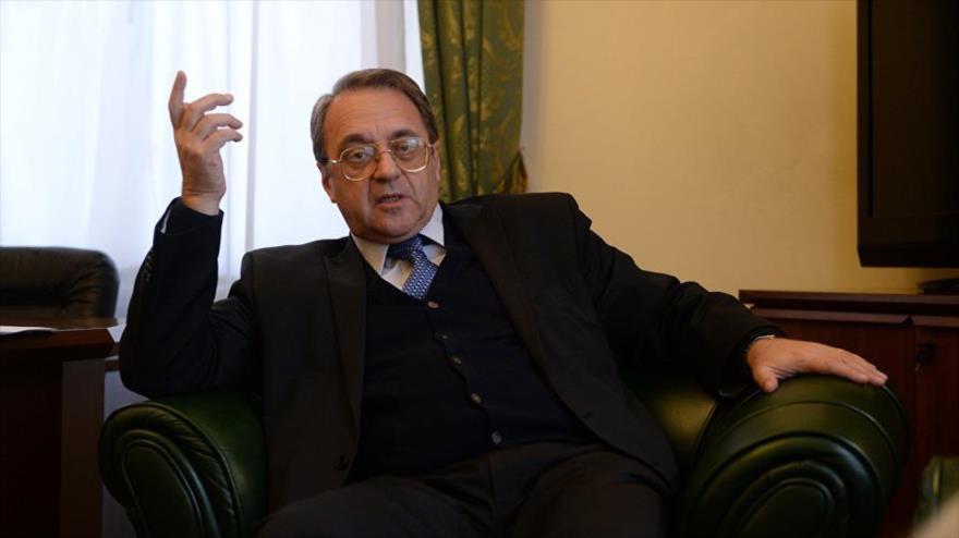 Vicecanciller ruso, Mijail Bogdanov.