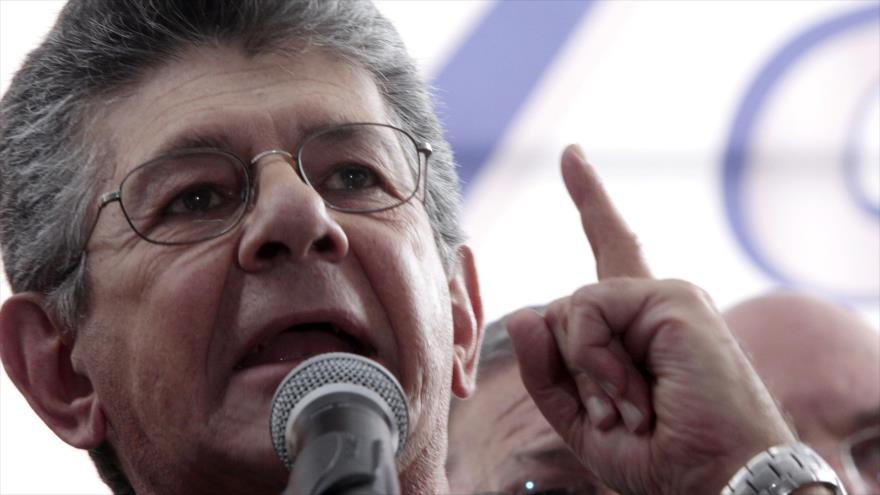 El presidente de la Asamblea Nacional (AN) de Venezuela, Henry Ramos Allup.
