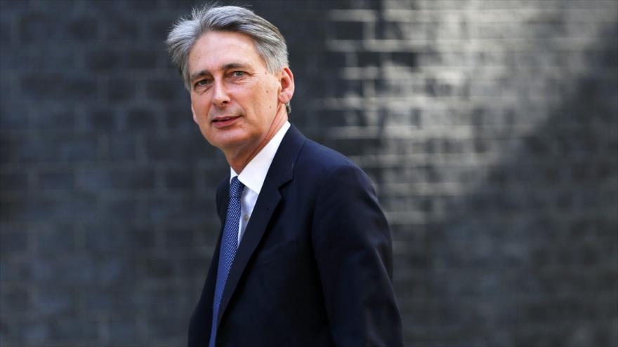 El canciller británico, Philip Hammond.