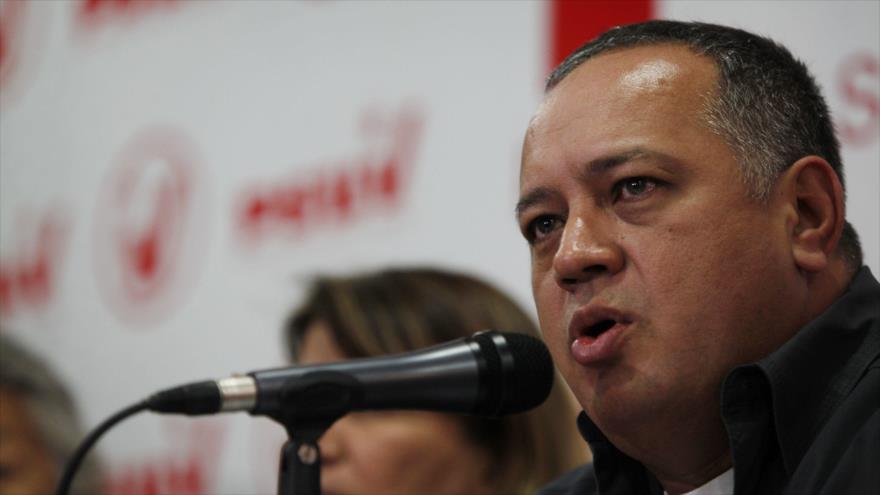 El diputado por el Partido Socialista Unido de Venezuela (PSUV) Diosdado Cabello.