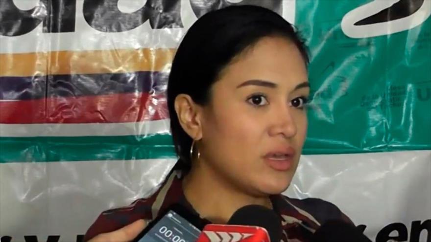 Laidy Gómez, parlamentaria elegida en el estado occidental de Táchira.