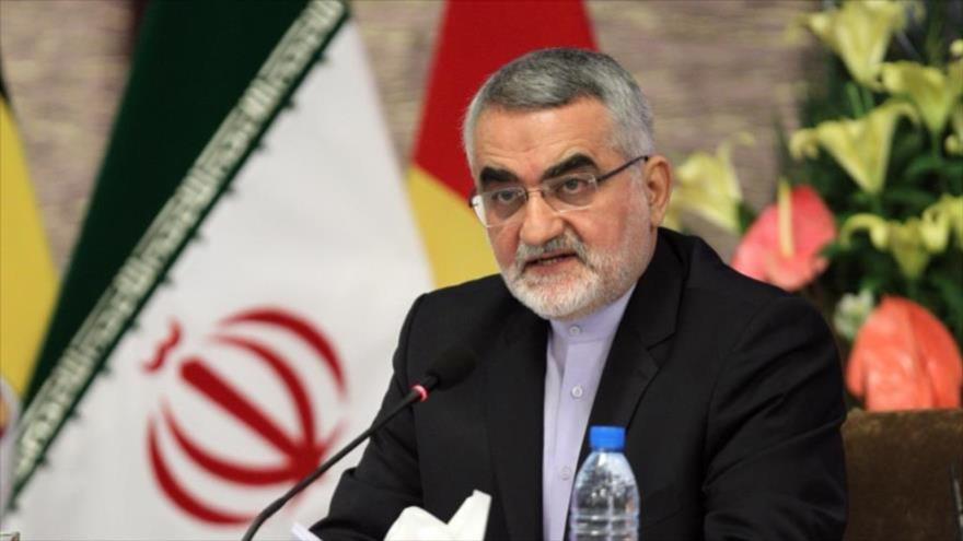 El presidente de la Comisión de Seguridad Nacional y Política Exterior del Parlamento iraní, Alaeddin Boruyerdi.