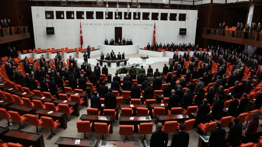 El Parlamento de Turquía.
