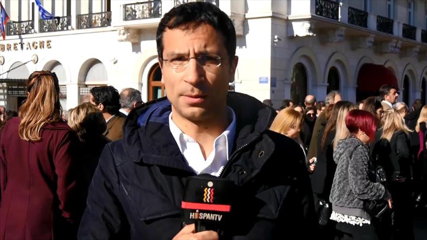 Miles de abogados griegos protestan contra la reforma de las pensiones