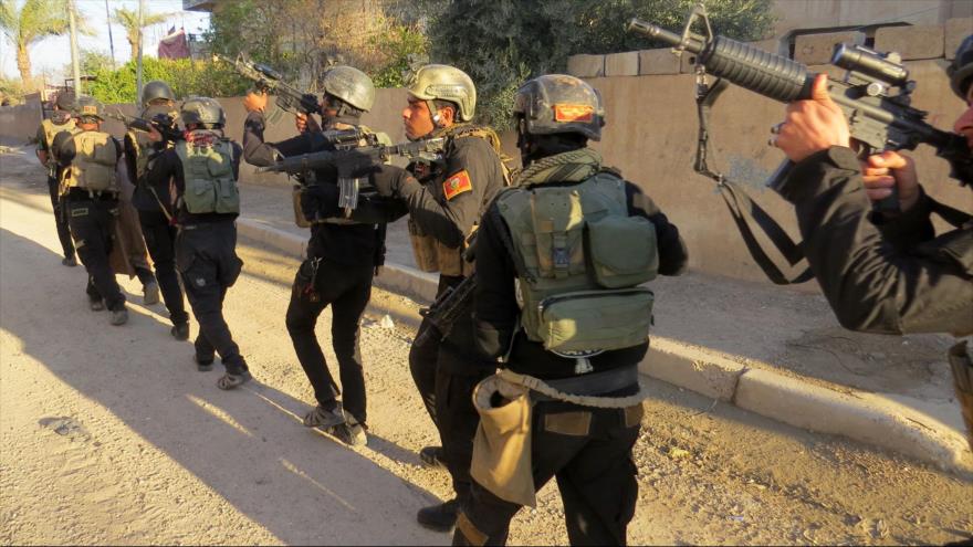 Las fuerzas especiales del Ejército iraquí en la ciudad de Ramadi, capital de la provincia de Al-Anbar.