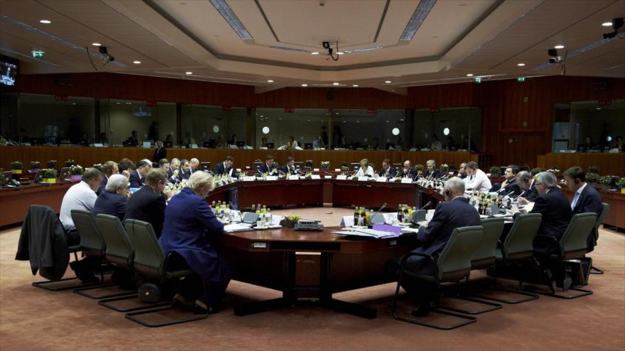 Una sesión del Consejo Europeo (CE).
