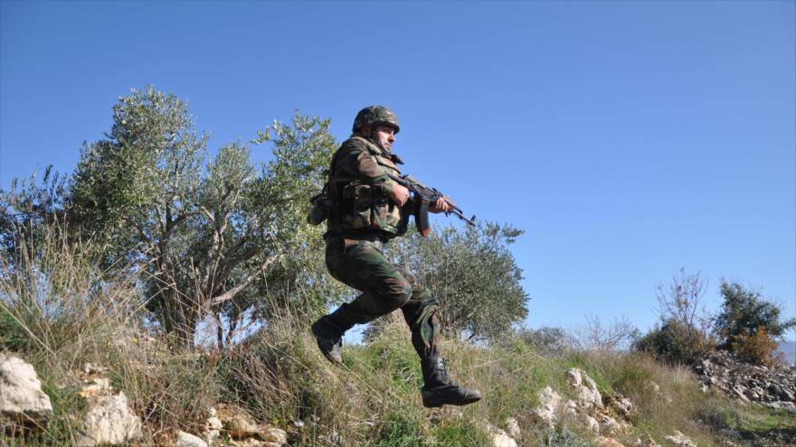 Miembro del Ejército sirio.