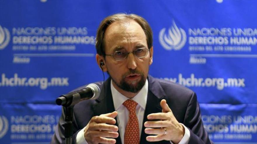 el Alto Comisionado de las Naciones Unidas para los Derechos Humanos (ACNUDH), Zeid Raad al-Husein.