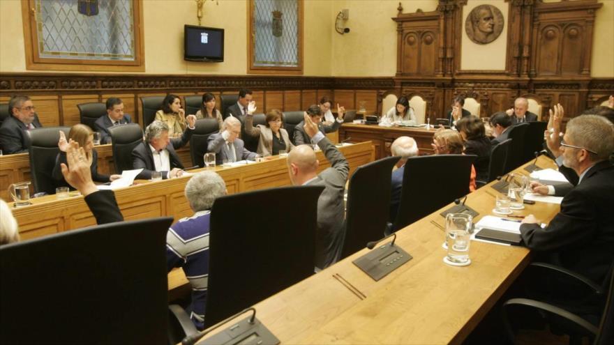 El Pleno del Ayuntamiento de Gijón.