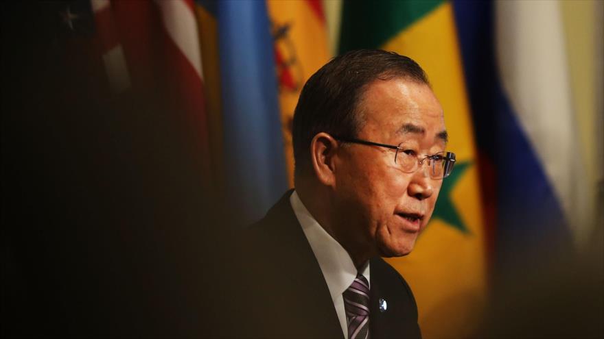 El secretario general de la Organización de las Naciones Unidas (ONU), Ban Ki-moon.