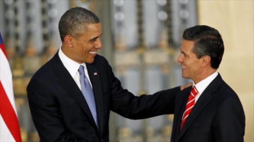 El presidente de Estados Unidos, Barack Obama, y su homólogo mexicano, Enrique Peña Nieto