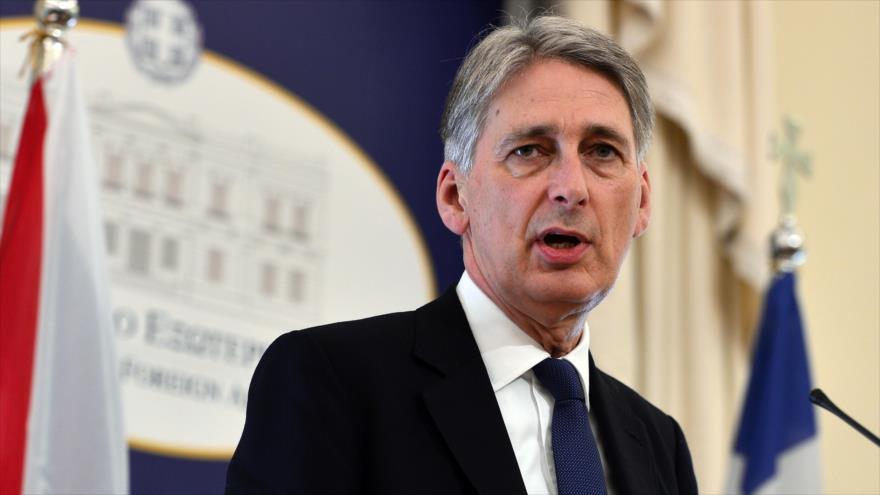 El canciller británico, Philip Hammond.