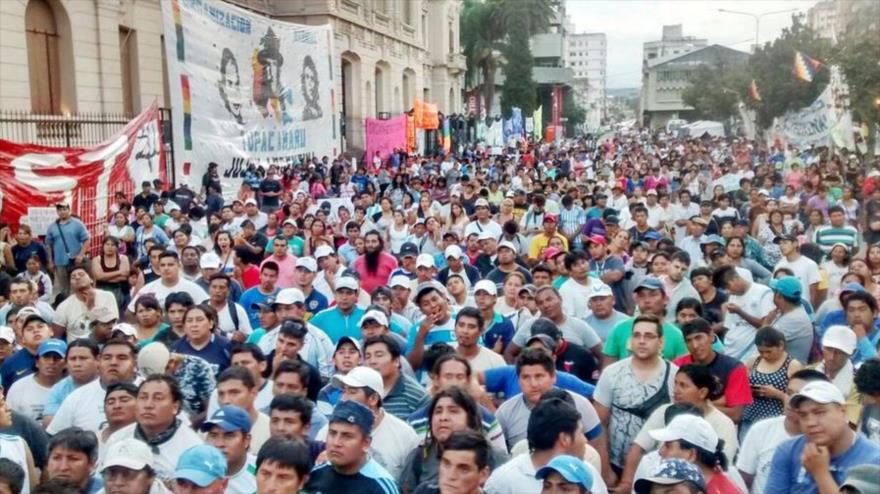 Cientos de argentinos protestan por el arresto de Milagro Sala