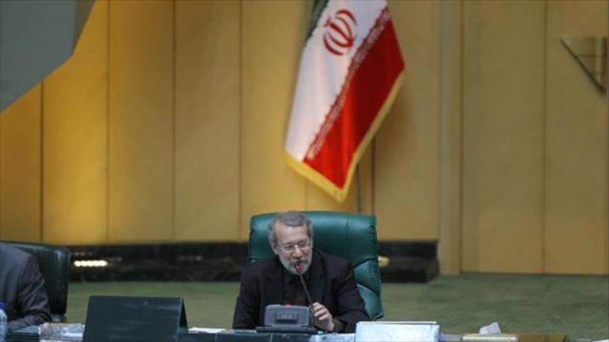 El presidente del Parlamento iraní, Ali Lariyani.
