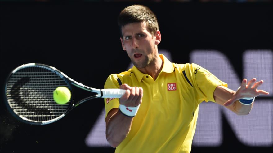 El tenista serbio Novak Djokovic.
