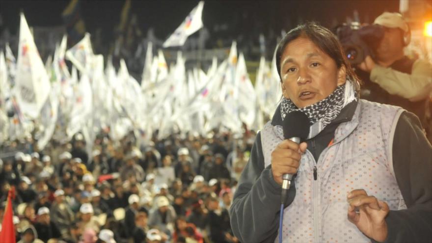 La líder del movimiento social argentino Túpac Amaru, Milagro Sala.
