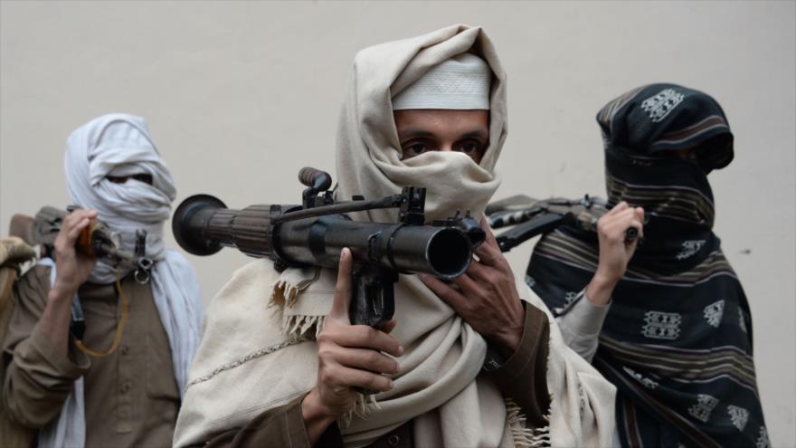 Miembros del grupo insurgente Talibán.