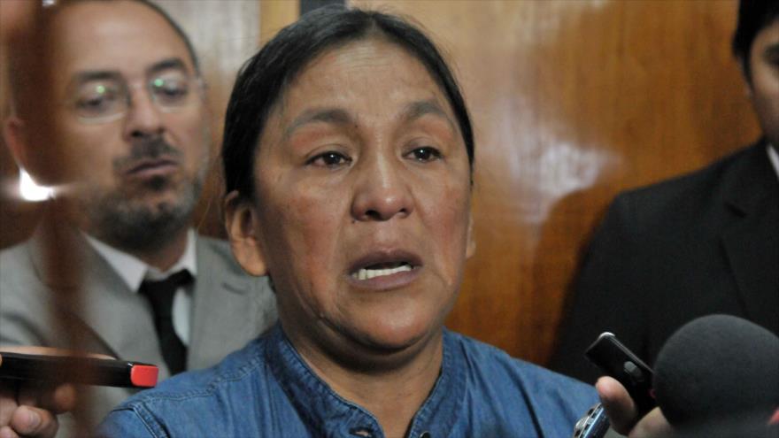 Dirigente del movimiento social Túpac Amaru, Milagro Sala.