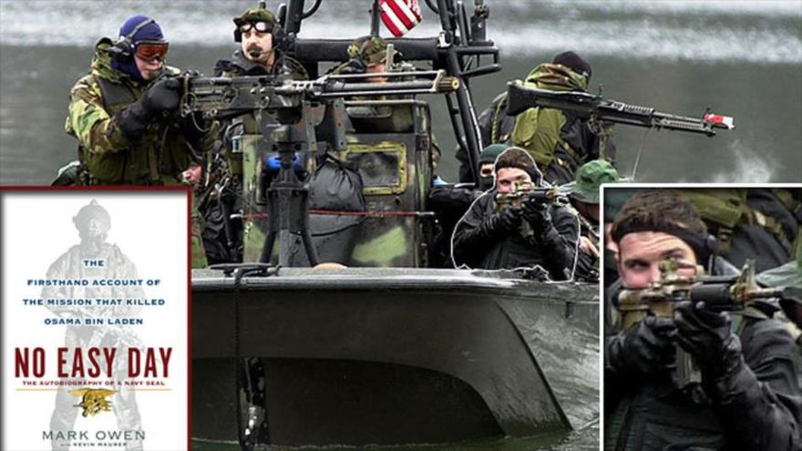 Matthew Bissonnette, que alega haber matado a Osama Bil Laden, aparece en unas maniobras en una foto publicada por el Pentágono.
