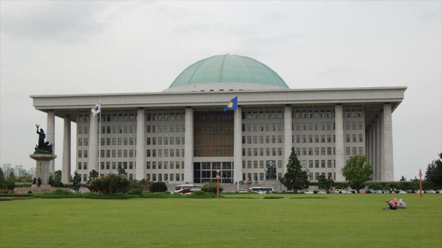 Sede de la Asamblea Nacional sudcoreana, en la capital Seúl.