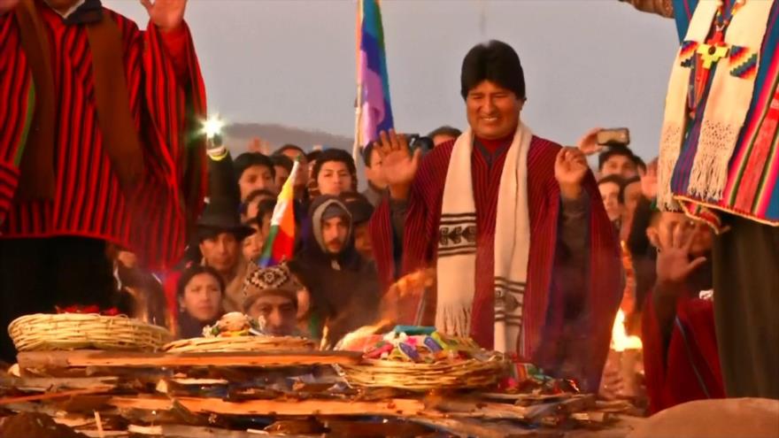 Morales celebra 10 años de gobierno en Bolivia
