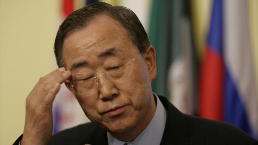 El secretario general de la Organización de las Naciones Unidas (ONU), Ban ki-moon.