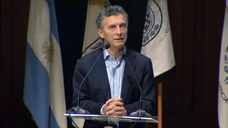 Mauricio Macri, presidente de Argentina.