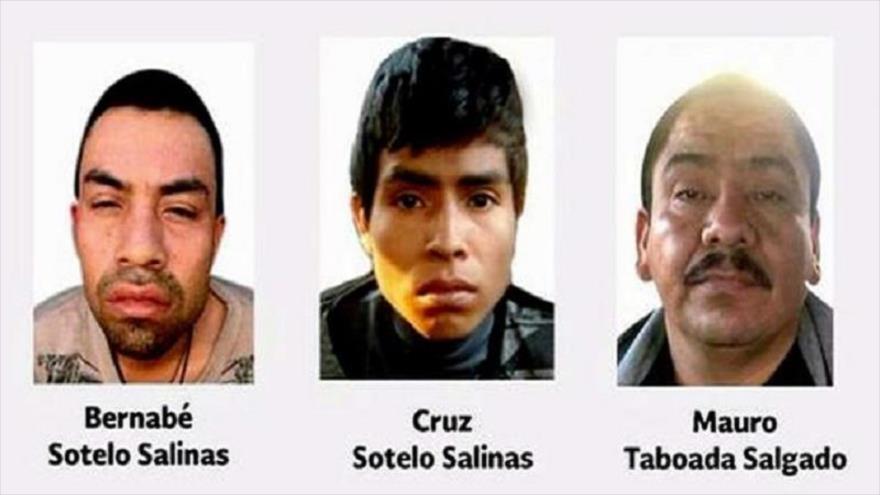 Tres presuntos implicados en la desaparición de 43 estudiantes mexicanos fueron detenidos por las autoridades de México, el 22 de enero de 2016.
