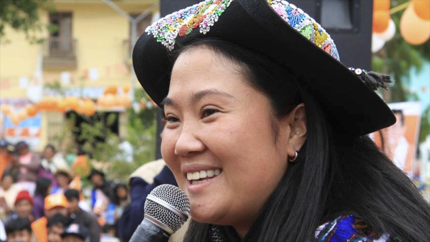 Keiko Fujimori, candidata del partido Fuerza Popular en las elecciones presidenciales de Perú.