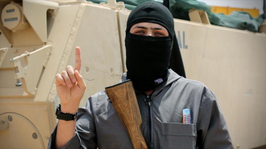 Miembro del grupo terrorista EIIL (Daesh, en árabe).