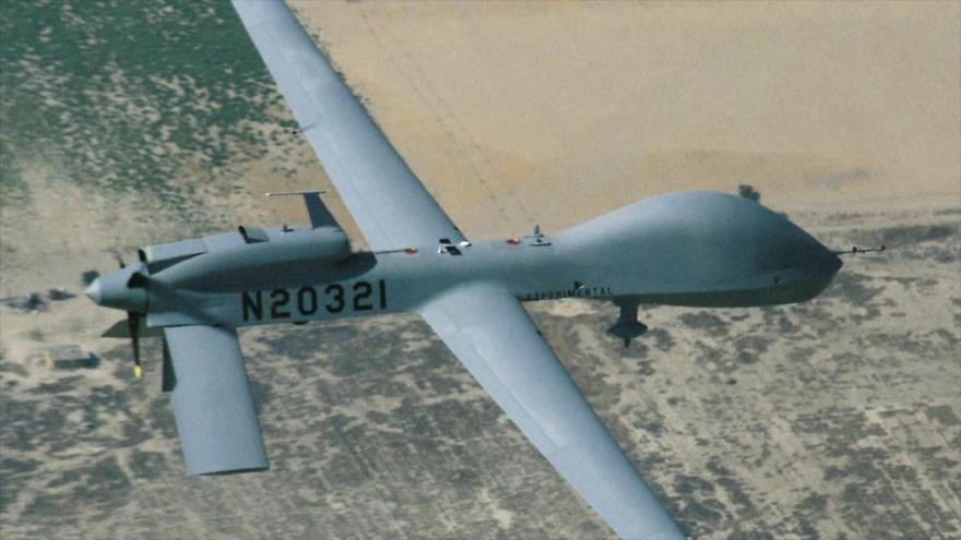 Un dron Gray Eagle MQ-1C.