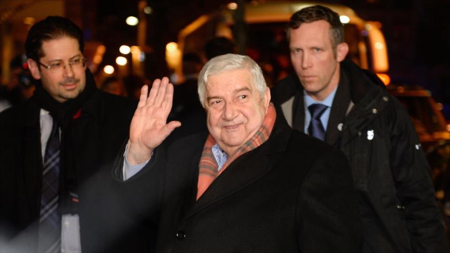El canciller sirio, Walid al-Moalem.