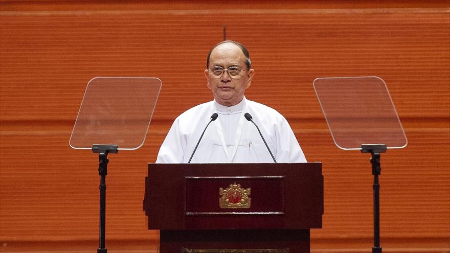 Thein Sein, presidente saliente de Myanmar (Birmania).